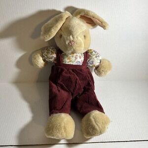 Vintage Watsons Personal Care‎ Bunny Plush Country Dressed Stuffed Animal Easter